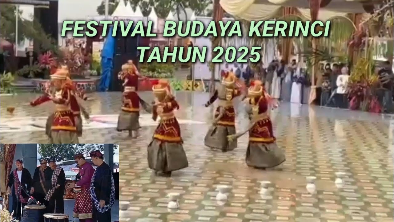 Rekaman drone Festival Budaya Kerinci 2025